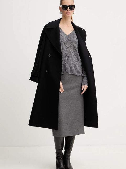 Ermanno Scervino LIFE sweter wełniany damski kolor szary lekki D474M501DGE