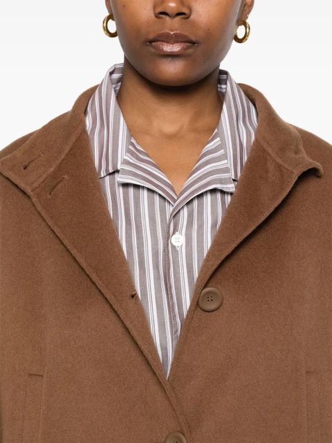 Max Mara cashmere-blend jacket - Brown