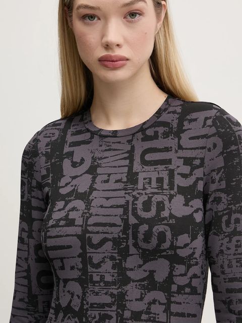 Guess Originals sukienka kolor czarny mini dopasowana W5RK78 K1D80