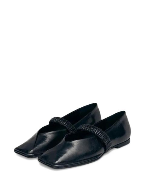 ALOHAS Lautan ruched ballet flats - Black - zdjęcie produktu nr 2