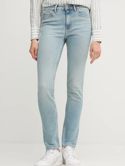 Tommy Hilfiger jeansy damskie kolor niebieski WW0WW47154 - zdjęcie produktu nr 1