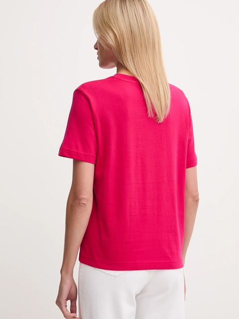 Calvin Klein Jeans t-shirt bawełniany damski kolor różowy LV047B865G