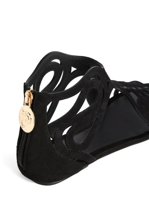 PUCCI low Gladiator sandals - Black
