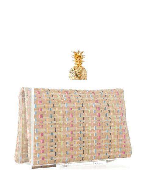 Aquazzura Mustique clutch - Neutrals