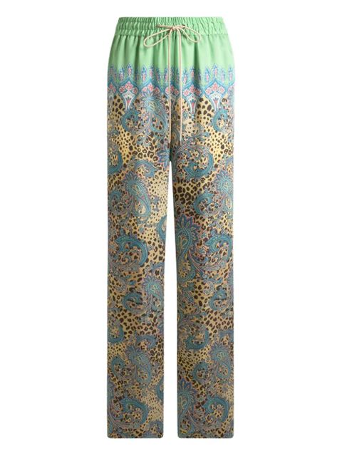 ETRO animal paisley-print trousers - Brown - zdjęcie produktu nr 1