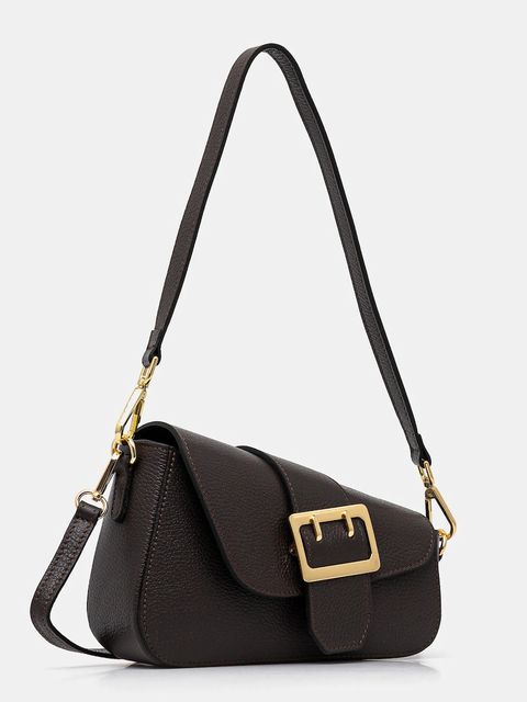 Answear.LAB torebka skórzana kolor brązowy - zdjęcie produktu nr 2