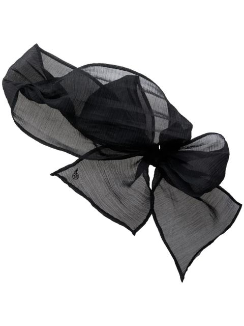 Maison Michel Fanfan headband - Black - zdjęcie produktu nr 1