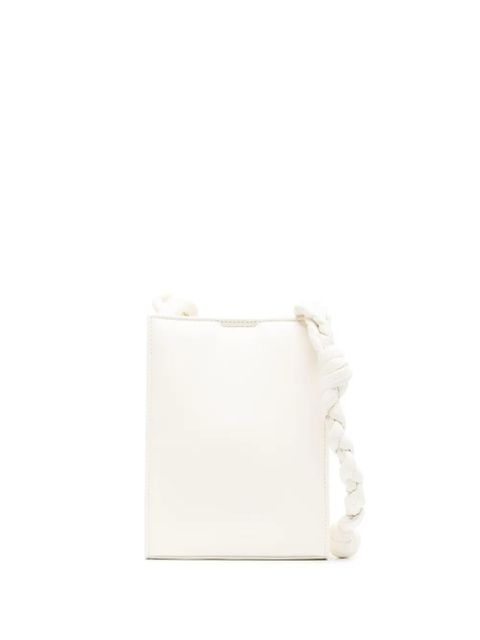 Jil Sander small Tangle leather shoulder bag - White - zdjęcie produktu nr 1