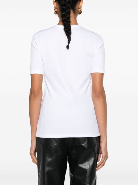 TOTEME ribbed cotton T-shirt - White