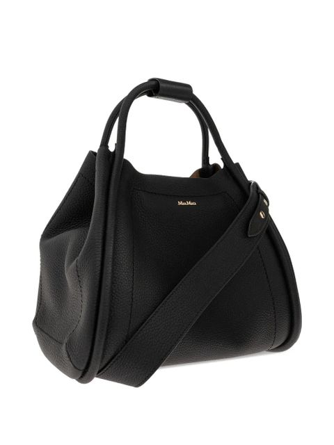 Max Mara Marines leather tote bag - Black