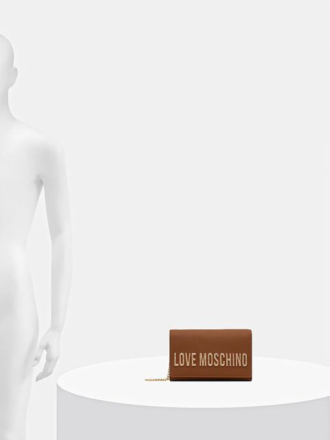 Love Moschino torebka kolor brązowy JC4121PP0NKD020A