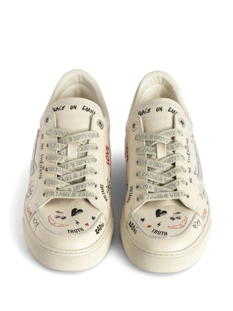 Zadig&Voltaire Fly On Love Tag trainers - Neutrals - zdjęcie produktu nr 2