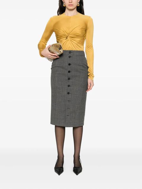 Versace gathered blouse - Gold - zdjęcie produktu nr 2