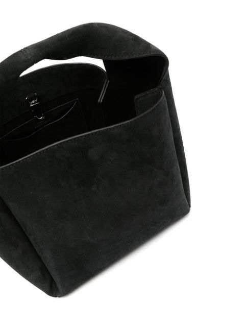 TOTEME suede bucket bag - Black