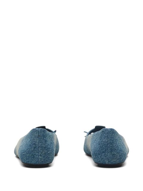 Marc Jacobs The Denim Kat ballerina flats - Blue