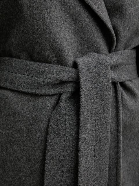 Blugirl Blumarine płaszcz z dodatkiem wełny kolor szary RF5241.T221A