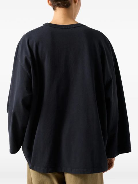 American Vintage long-sleeve crew-neck T-shirt - Black