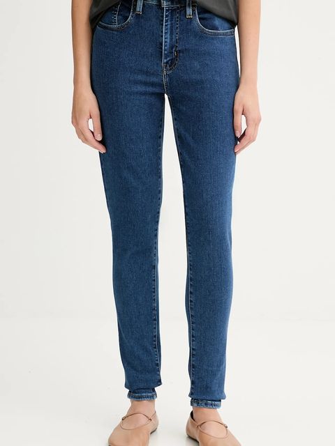 Levi's jeansy 721 HIGH RISE SKINNY damskie kolor niebieski 18882.0928 - zdjęcie produktu nr 1