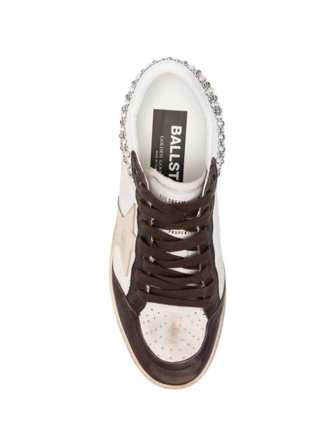 Golden Goose star embellished sneakers - Brown