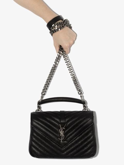 Saint Laurent medium College shoulder bag - Black