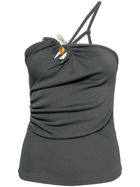 Christopher Esber concave-stone top - Black - zdjęcie produktu nr 1