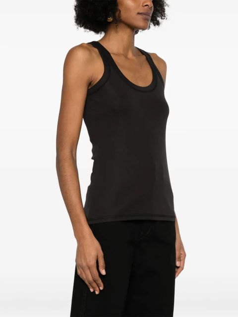 LEMAIRE cotton tank top - Black - zdjęcie produktu nr 2