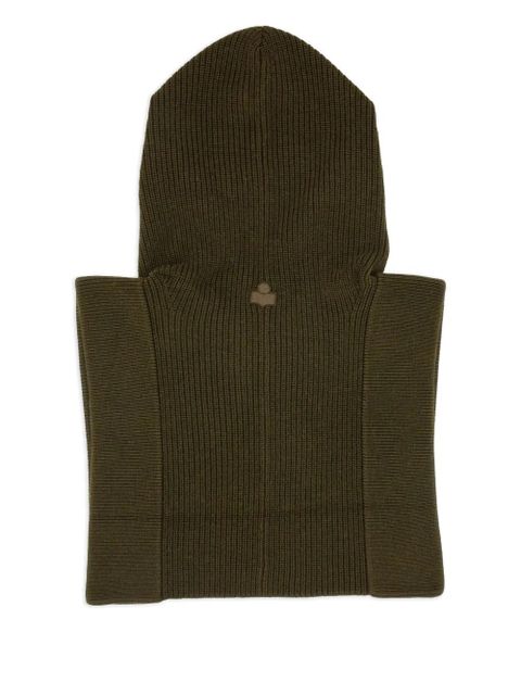 ISABEL MARANT merino wool hood - Brown