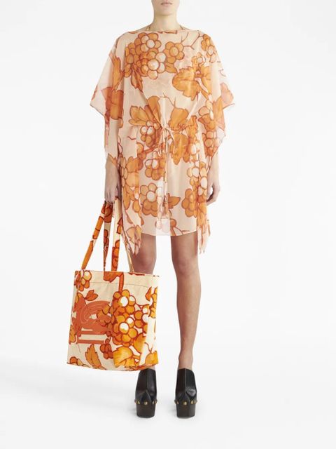 ETRO Berry-print kaftan dress - Orange - zdjęcie produktu nr 2