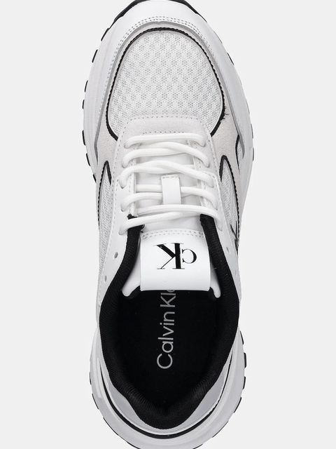 Calvin Klein sneakersy HIKE RUNNER MESH MIX MET MG damskie kolor biały YW0YW02009