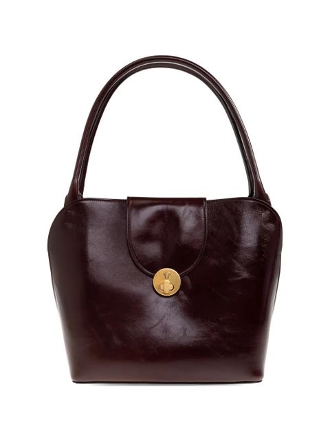 Versace Vivian leather shoulder bag - Brown - zdjęcie produktu nr 1