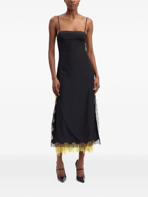 16Arlington lace-trim midi dress - Black - zdjęcie produktu nr 2