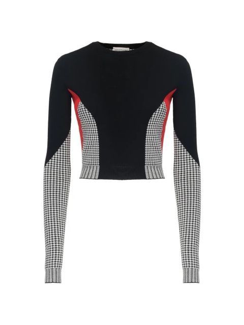 Alexander McQueen crew-neck sweater - Black - zdjęcie produktu nr 1