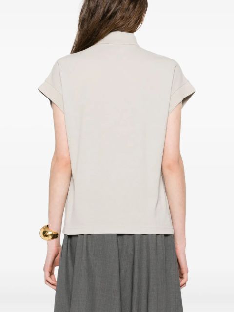 Saint Laurent Cassandre polo shirt - Neutrals