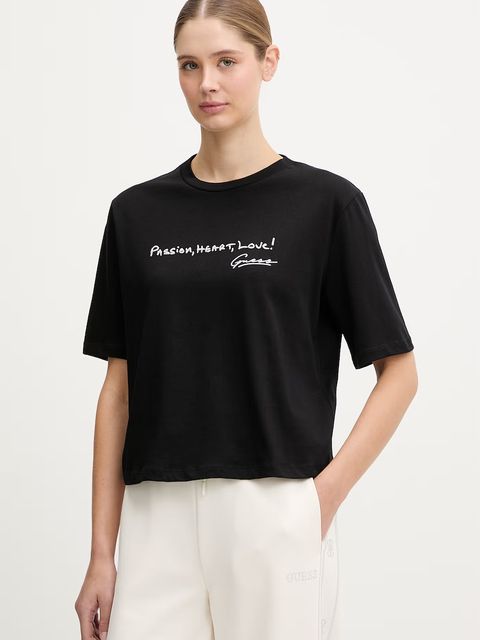 Guess t-shirt bawełniany SOPHIE - zdjęcie produktu nr 1