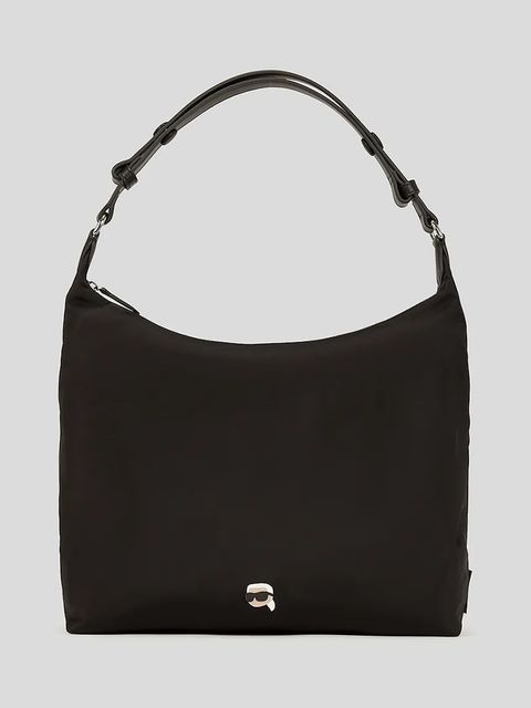 Karl Lagerfeld torebka IKON NYLON kolor czarny A3W30123 - zdjęcie produktu nr 1