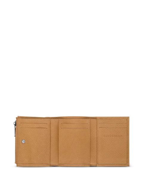 Longchamp leather wallet - Orange