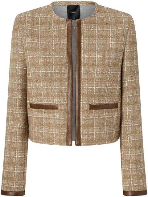 PINKO checked jacket - Neutrals - zdjęcie produktu nr 1