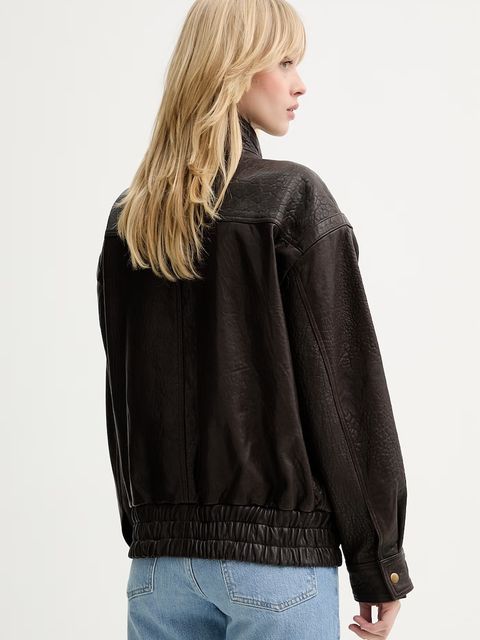 Bardot kurtka skórzana