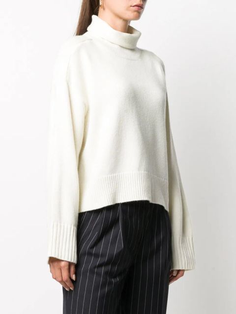 LouLou de Saison roll neck jumper - White