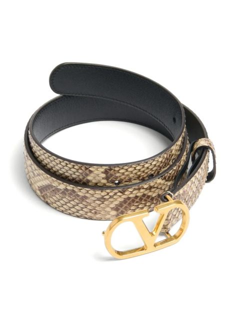 Valentino Garavani 30mm VLogo Signature belt - Neutrals - zdjęcie produktu nr 2