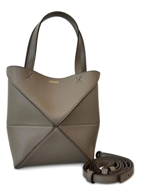 LOEWE mini Puzzle Fold cross body bag - Neutrals - zdjęcie produktu nr 2