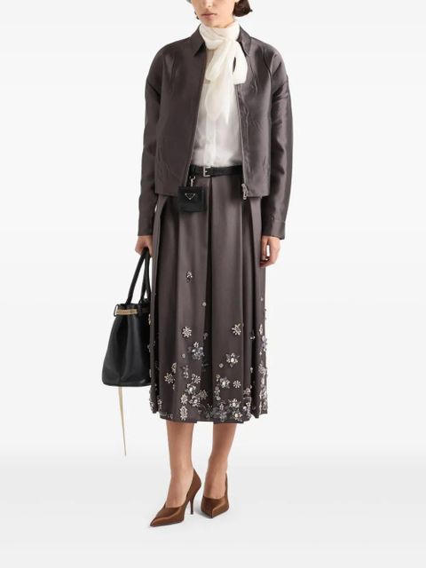 Prada beaded skirt - Grey