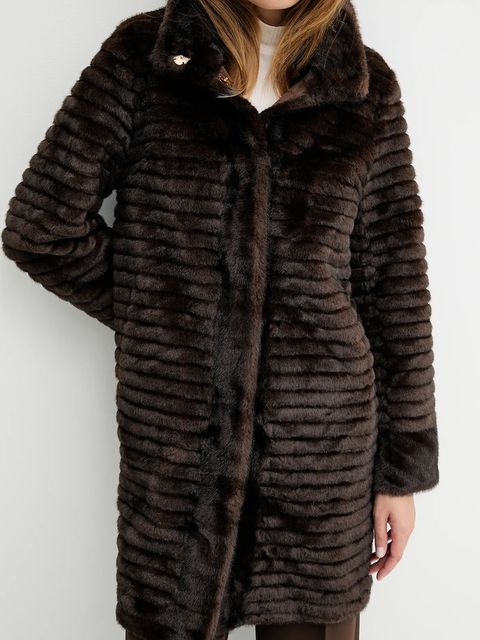 Answear.LAB płaszcz kolor brązowy - zdjęcie produktu nr 2