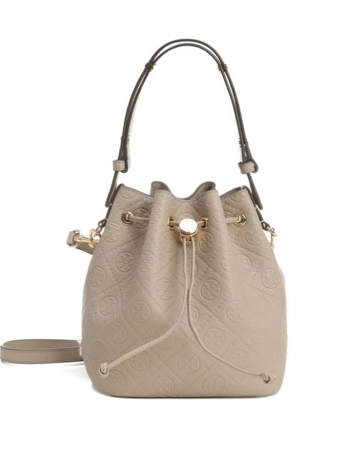 Tory Burch embossed-logo tote bag - Neutrals - zdjęcie produktu nr 1