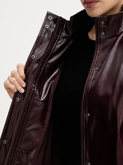 Marc Aurel kurtka kolor bordowy przejściowa oversize 3949-2020-93454