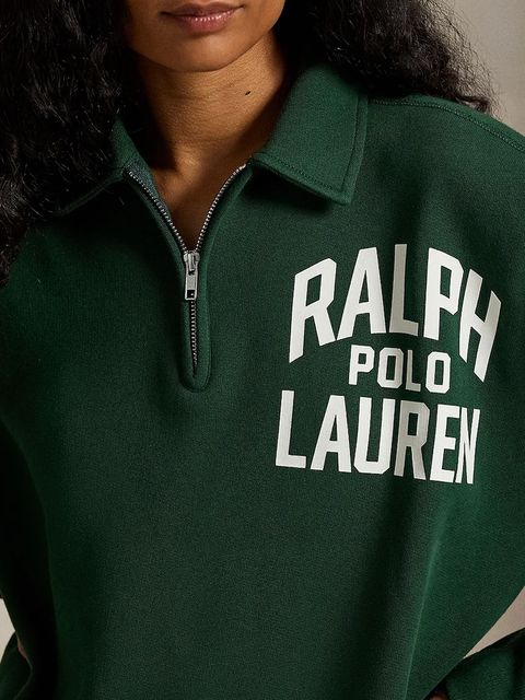 Polo Ralph Lauren bluza damska kolor zielony z nadrukiem 211971753