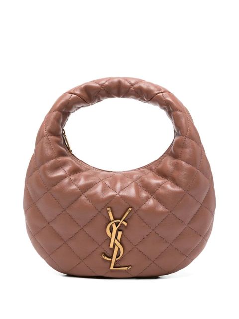 Saint Laurent baby Icarino quilted logo tote bag - Brown - zdjęcie produktu nr 1