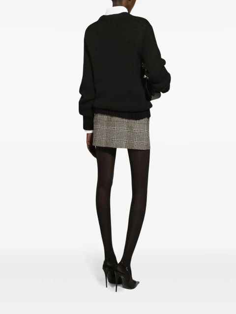 Dolce & Gabbana tartan check skirt - Grey - zdjęcie produktu nr 2