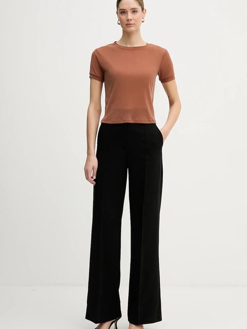 United Colors of Benetton t-shirt damski kolor brązowy 33UXD10B8 - zdjęcie produktu nr 2