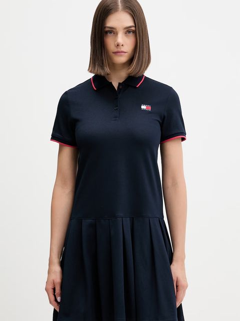 Tommy Jeans sukienka letnia z bawełną - zdjęcie produktu nr 1